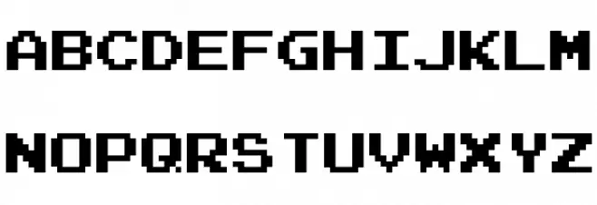 Press Start K Schriftart Groß