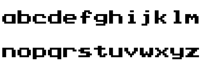 Press Start K Font LOWERCASE