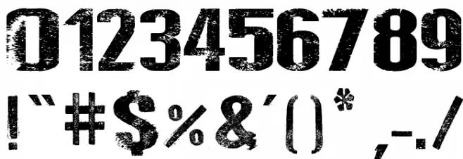 Press Style  Large Font OTHER CHARS