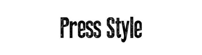 Press Style  Descarca Fonturi Gratis