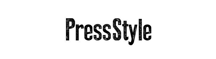 Press Style  Fuentes Gratis Descargar