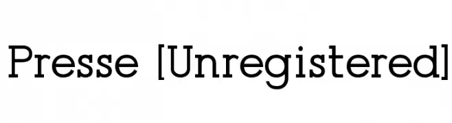 Presse [Unregistered]  Fuentes Gratis Descargar