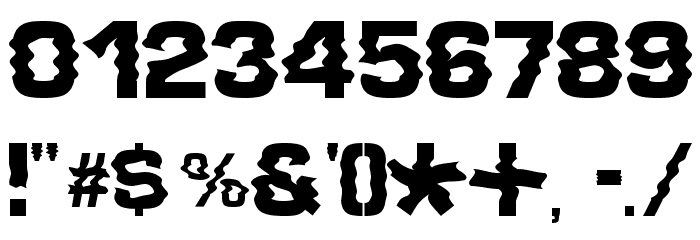 Presshure ExtraBold Font OTHER CHARS