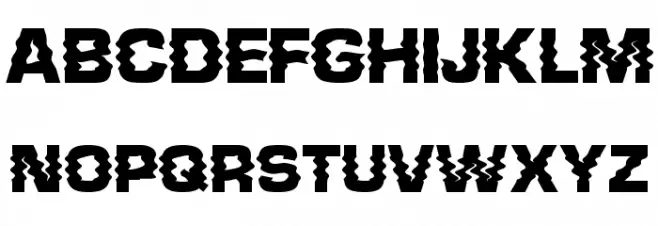 Presshure ExtraBold Schriftart Groß