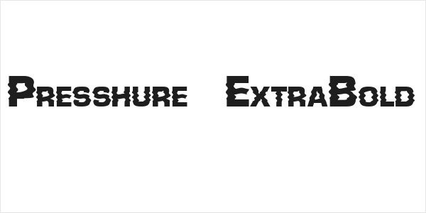 Presshure ExtraBold Logo