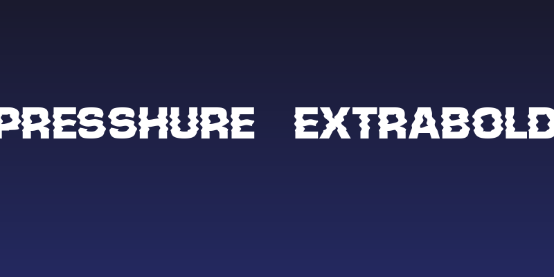 Presshure ExtraBold Social Header