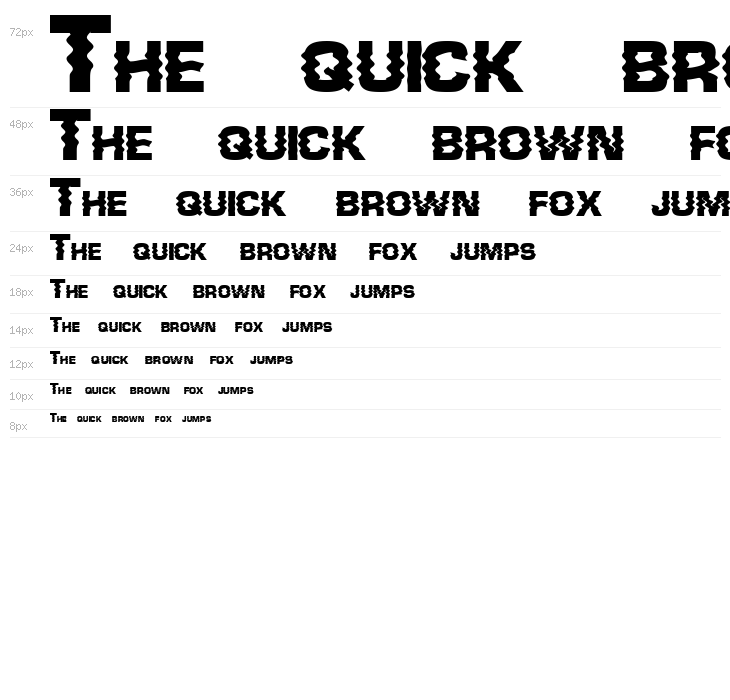Presshure ExtraBold Waterfall