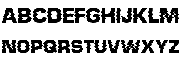 Presshure ExtraBold Font LOWERCASE