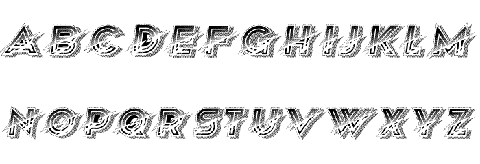 Pressing Regular Font LOWERCASE