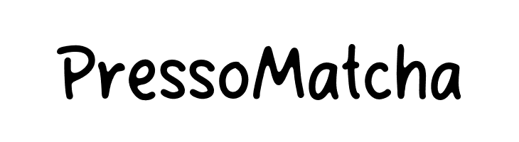 Presso Matcha  Fuentes Gratis Descargar