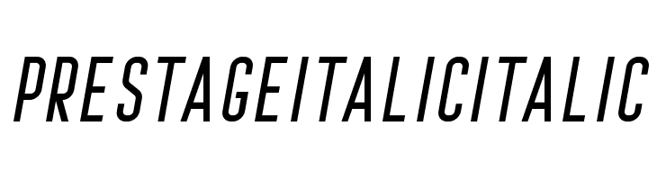 Prestage Italic Italic  Descarca Fonturi Gratis