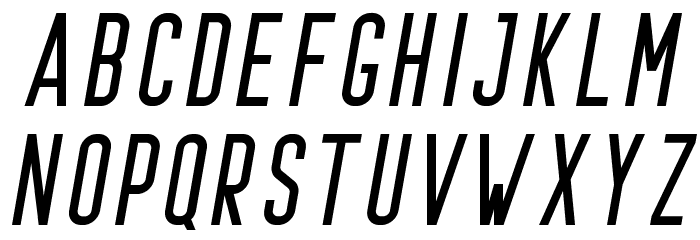 Prestage Italic Italic Font LOWERCASE