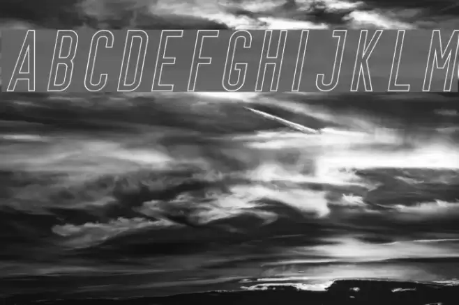 Prestage Outline Italic Font examples