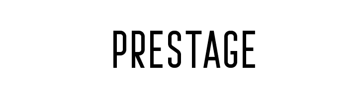 Prestage  les polices de caractères gratuit tlcharger
