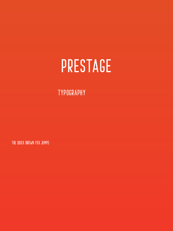 Prestage Poster