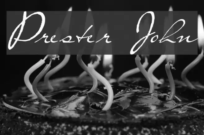 Prester John Font examples