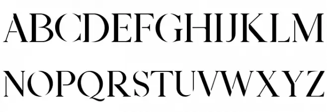 Prestige Signature Serif - Demo 字体 大写