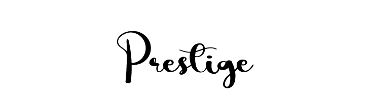 Prestige  フリーフォントのダウンロード
