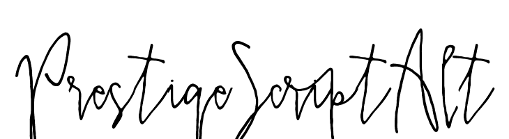 PrestigeScriptAlt  Free Fonts Download