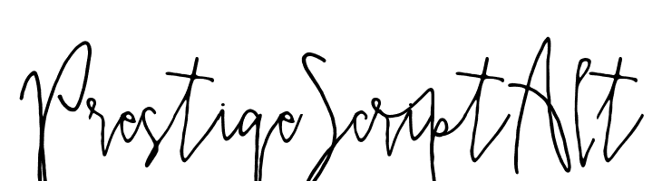 PrestigeScriptAlt  font caratteri gratis