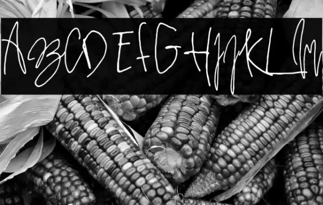 PrestigeScriptAlt Font examples