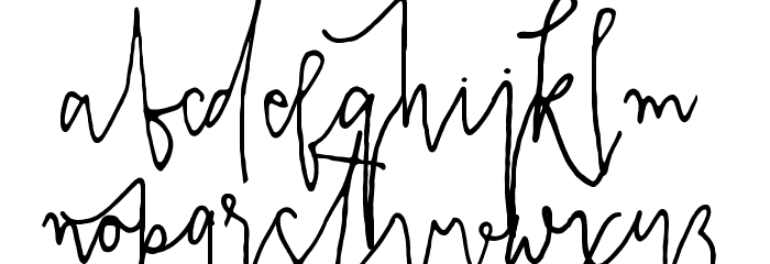 PrestigeScriptAlt Font LOWERCASE