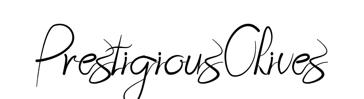 Prestigious Olives  免费字体下载