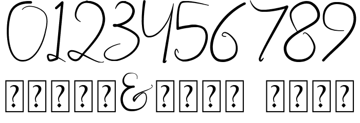 Prestigious Olives Font OTHER CHARS