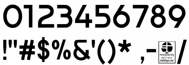 Prestij Demo Bold Font OTHER CHARS