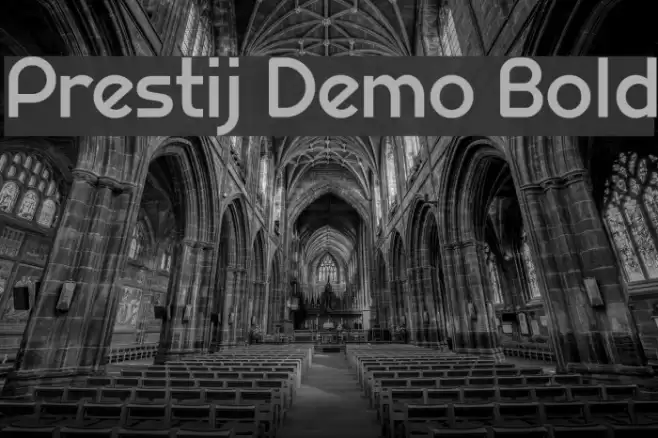 Prestij Demo Bold フォント examples