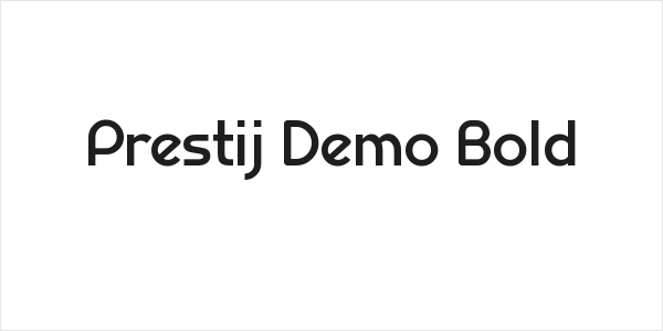 Prestij Demo Bold Logo