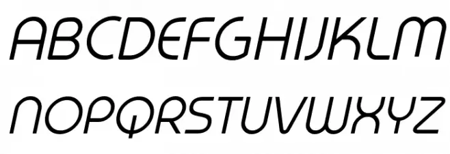 Prestij Demo Italic Polices MAJUSCULES