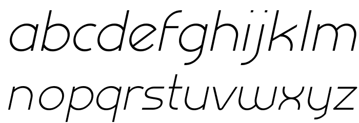 Prestij Demo Light Italic Font LOWERCASE
