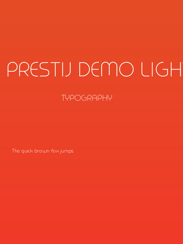 Prestij Demo Light Poster