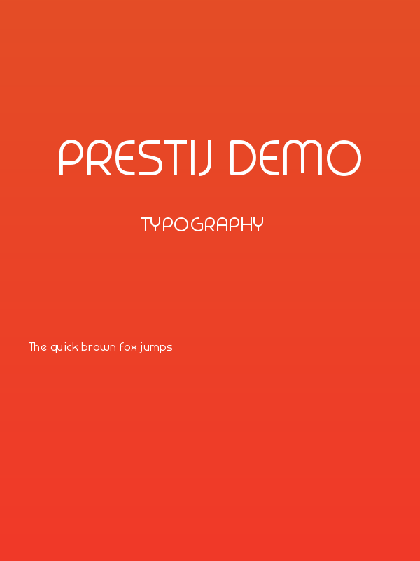 Prestij Demo Poster