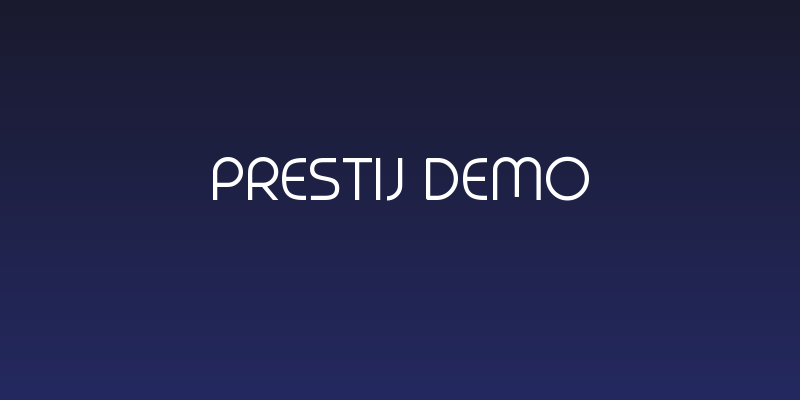 Prestij Demo Social Header