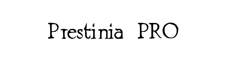 Prestinia PRO  免费字体下载