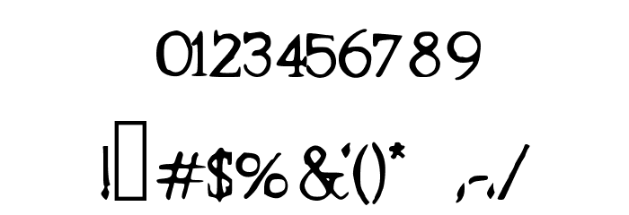 Prestinia PRO Font OTHER CHARS