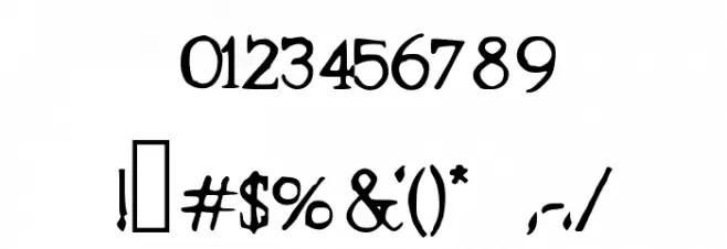 Prestinia PRO Font OTHER CHARS