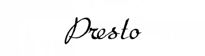 Presto  Descarca Fonturi Gratis