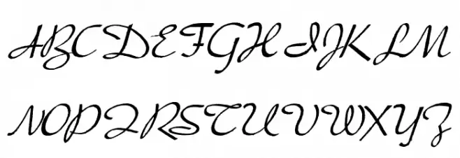 Presto Шрифта ВЕРХНИЙ