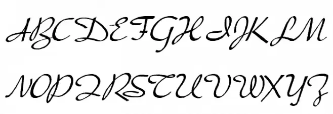 Presto フォント 大文字