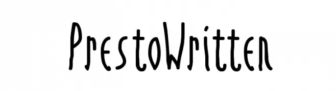 PrestoWritten  Frei Schriftart Herunterladen