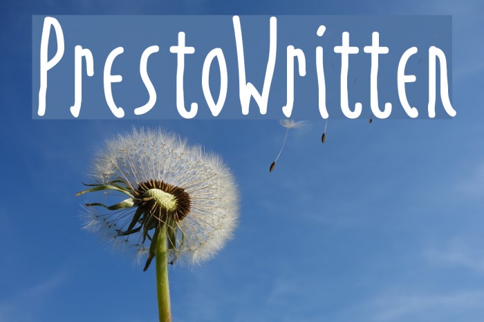 PrestoWritten Example 3