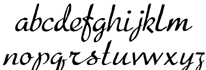 Presto Font LOWERCASE