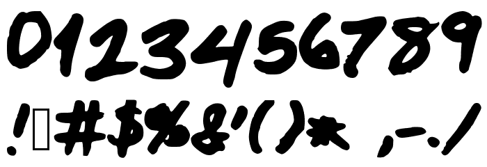 PrestonsWriting Font OTHER CHARS