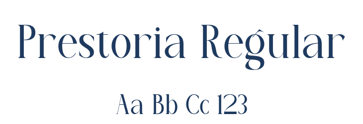 Prestoria Regular Font Preview