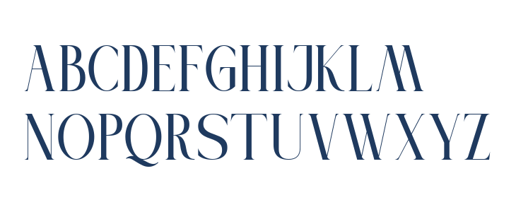 Prestoria Regular Uppercase