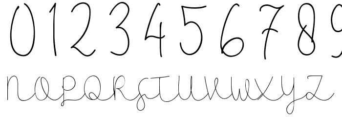 Presty Light Font OTHER CHARS