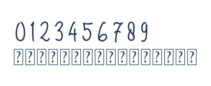 Presty Regular Other Characters